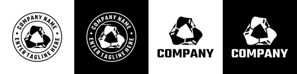 excavation services, excavator logo design, editable construction logo design, illustration, graphic, vintage, badge 