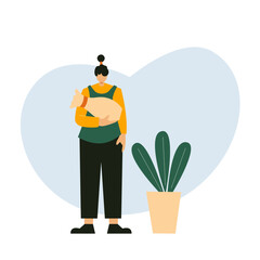 Portrait of Asian Life with Flat Design illustrations