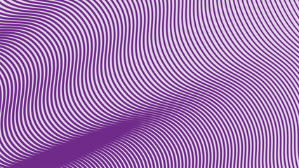 Purple wave line pattern abstract background