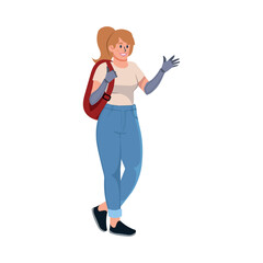 girls and women in various situations