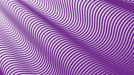 Purple wave line pattern abstract background