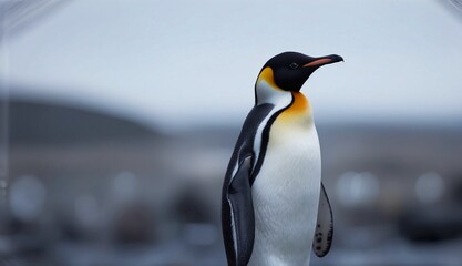 Fototapeta premium penguin in polar regions