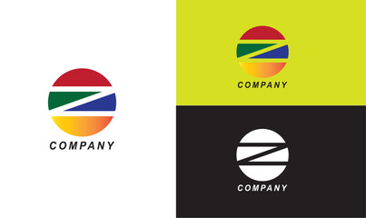 The logo for Company Z is a vibrant and dynamic representation of its brand identity, characterized by a harmonious blend of colors that evoke creativity and energy. This visually striking design not 