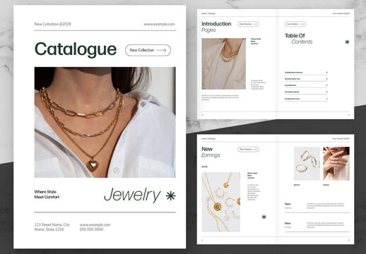 Black And White Jewelry Catalog