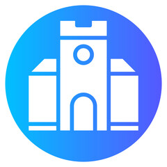 college gradient icon