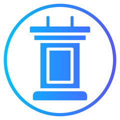 lectern gradient icon