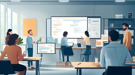 Collaborative Digital Workspace in an Efficient Office Environment