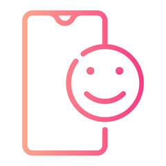 smartphone gradient icon