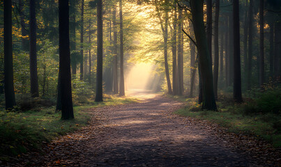 Obraz premium Spectacular Nature and Scenic Wonders: Golden Hour Sunsets, Lush Forests, Tranquil Beaches, and Vibrant Fields of Flowers in Stunning Views