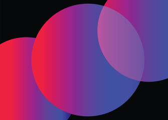 Abstract gradient poster background vector. Minimalist style cover template with vibrant perspective 3d geometric prism shapes collection. Ideal design for social media, cover, banner, flyer.