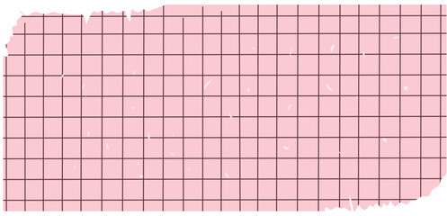 Pastel cute grid torn paper for journaling and school stuff 