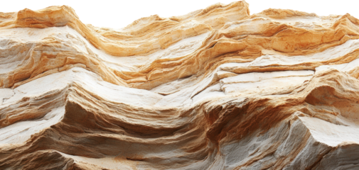 Close up of layered rock