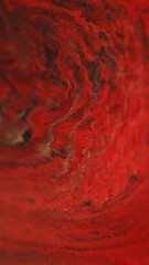 Sparkling paint wave. Glitter fluid. Blur red black color shimmering ink shiny liquid blend spill flow abstract art background.