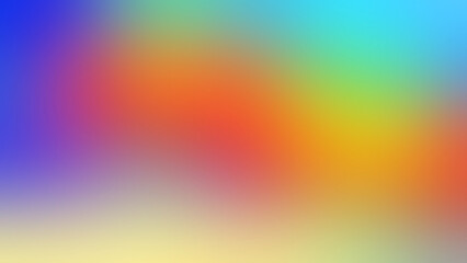 Coloured Blurred Abstract Background, Smooth transitions of iridescent colors, Soft pastel color gradient, Colorful gradient Rainbow Background