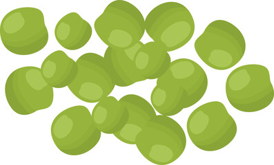 Green Peas Illustration