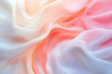 wavy pastel rainbow silk fabric, background, wallpaper