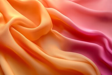 Obraz premium combination of purple, orange , pink gradient soft fabric background wallpaper