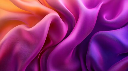 Obraz premium Abstract pink and purple fabric texture with a wavy pattern.