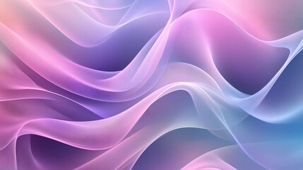 Fototapeta premium Abstract purple and blue background with flowing waves.