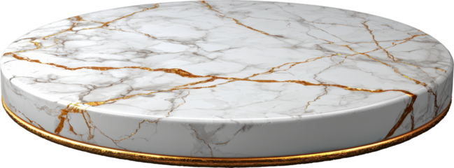 Marble & Gold Platform