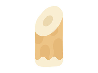 おでんの具のちくわのベクターイラスト