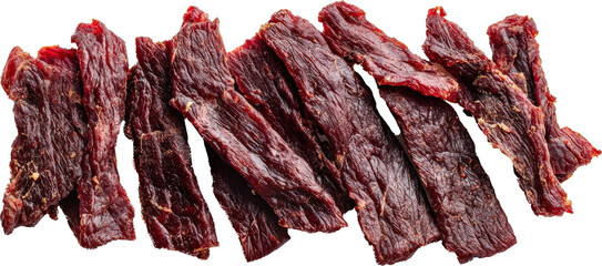 Dried beef strips.