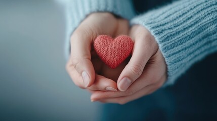 Hands gently offering a warm comforting embrace symbolizing compassion kindness support and the deep connection of friendship and care