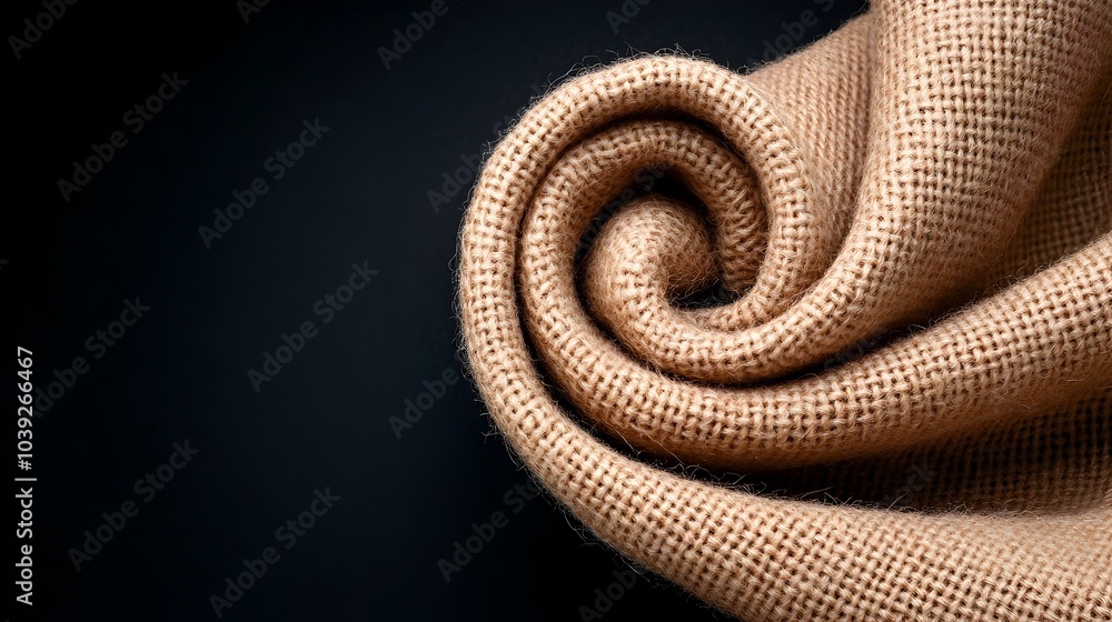 Aufkleber soft organic woven textile with a subtle natural pattern in muted earth tones creating a rustic and 