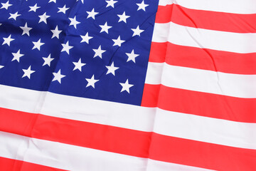 Fototapeta premium american wave flag texture background, USA