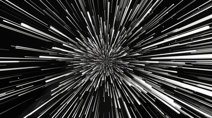 Graphic Explosion of Speed Lines - a dynamic and energetic visual. The speed lines create a sense of motion and excitement in the design.