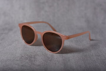 sun glasses with brown frame