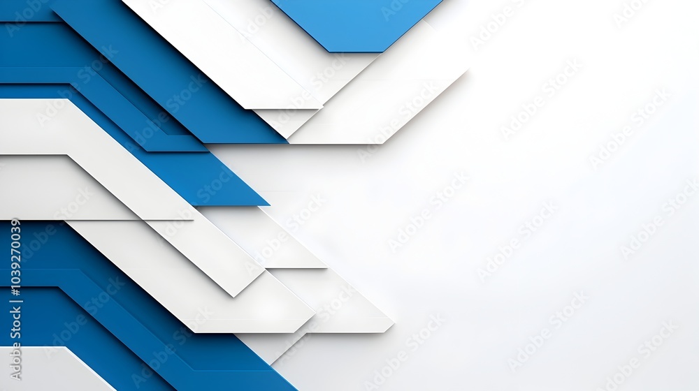Poster stunning minimalist background featuring flowing geometric shapes in soft blue gradients with glowin