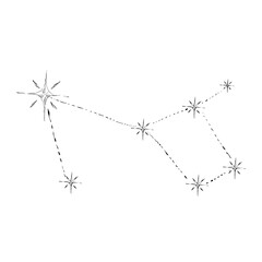 astrological sign handdrawn illustration