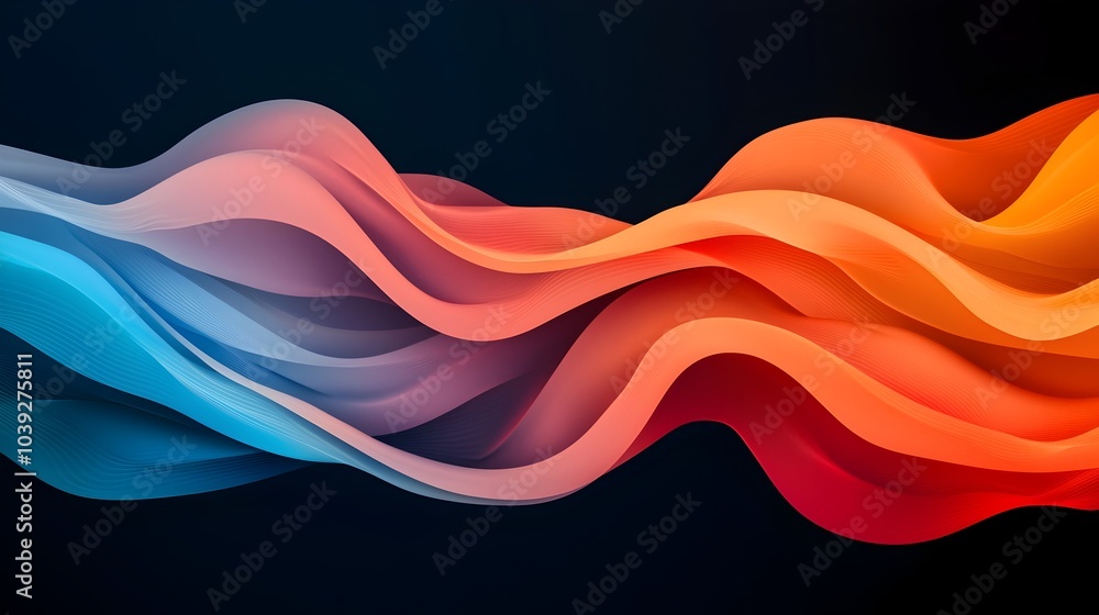Aufkleber captivating futuristic abstract background featuring overlapping digital grids holographic light tra