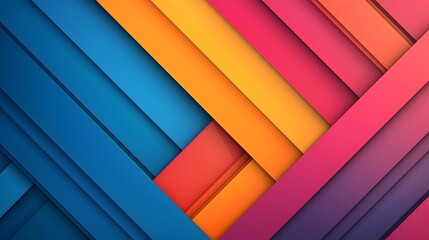 Obraz premium Futuristic digital abstract background featuring overlapping grids holographic light trails and bold geometric forms set in a dark atmospheric environment