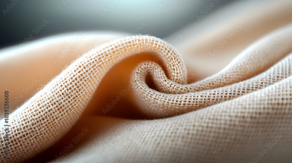 Poster exquisite 3d fabric texture featuring a rich tactile surface with delicate woven patterns in a soft 