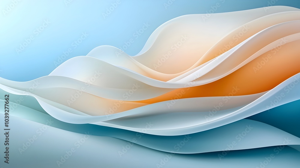 Aufkleber frosted 3d glass texture with soft edges and subtle reflections featuring a modern and sleek design 