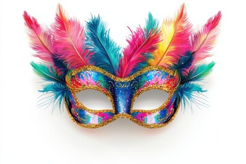 Colorful masquerade mask