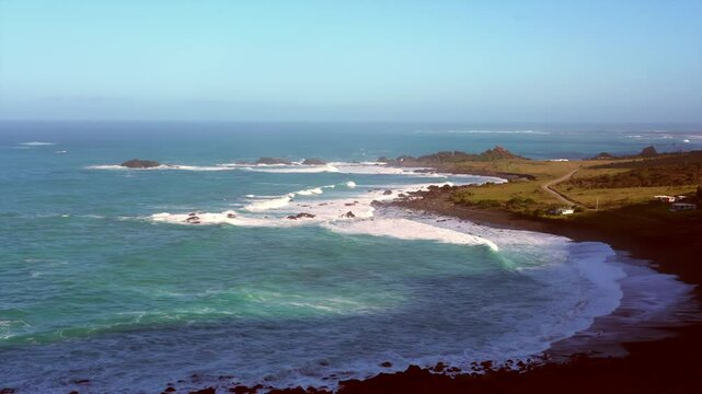 Cape Palliser Coast: Stunning Ocean View and Rugged Landscape