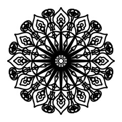 ornamental round lace ornament