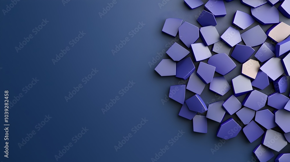 Aufkleber captivating 3d diamond texture with mesmerizing metallic reflections in a deep purple color scheme e