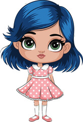 Baby cartoon illustration vector .