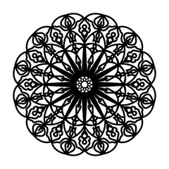 round lace ornament