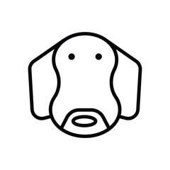 dog head icon