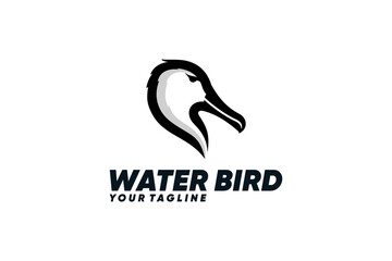 Outline Head Bird Animal Wildlife Illustration Design Logo Silhoutte