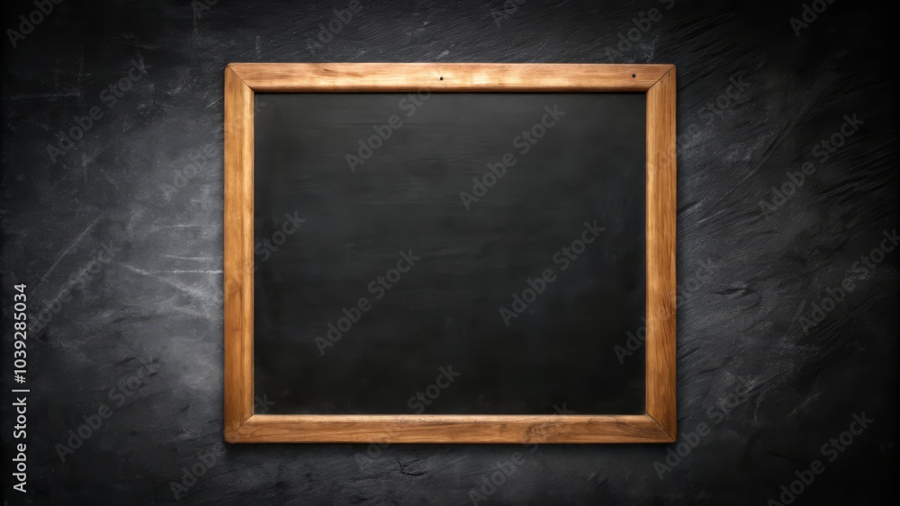 Poster smooth blackboard background featuring subtle chalkboard patterns.