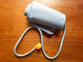 digital blood pressure device used to check a person's blood pressure