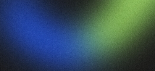 Obraz premium Blue and green grainy gradient background
