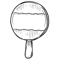 ice cream bar handdrawn illustration