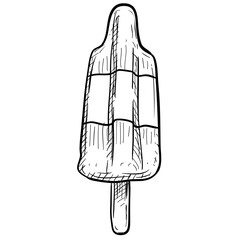 ice cream bar handdrawn illustration